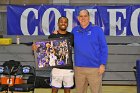 MBBall Senior Day  Men's Basketball Senior Day. - Photo By: KEITH NORDSTROM : Wheaton, basketball, Senior Day